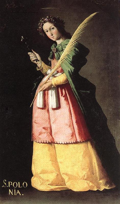 ZURBARAN  Francisco de St. Apolonia oil painting image